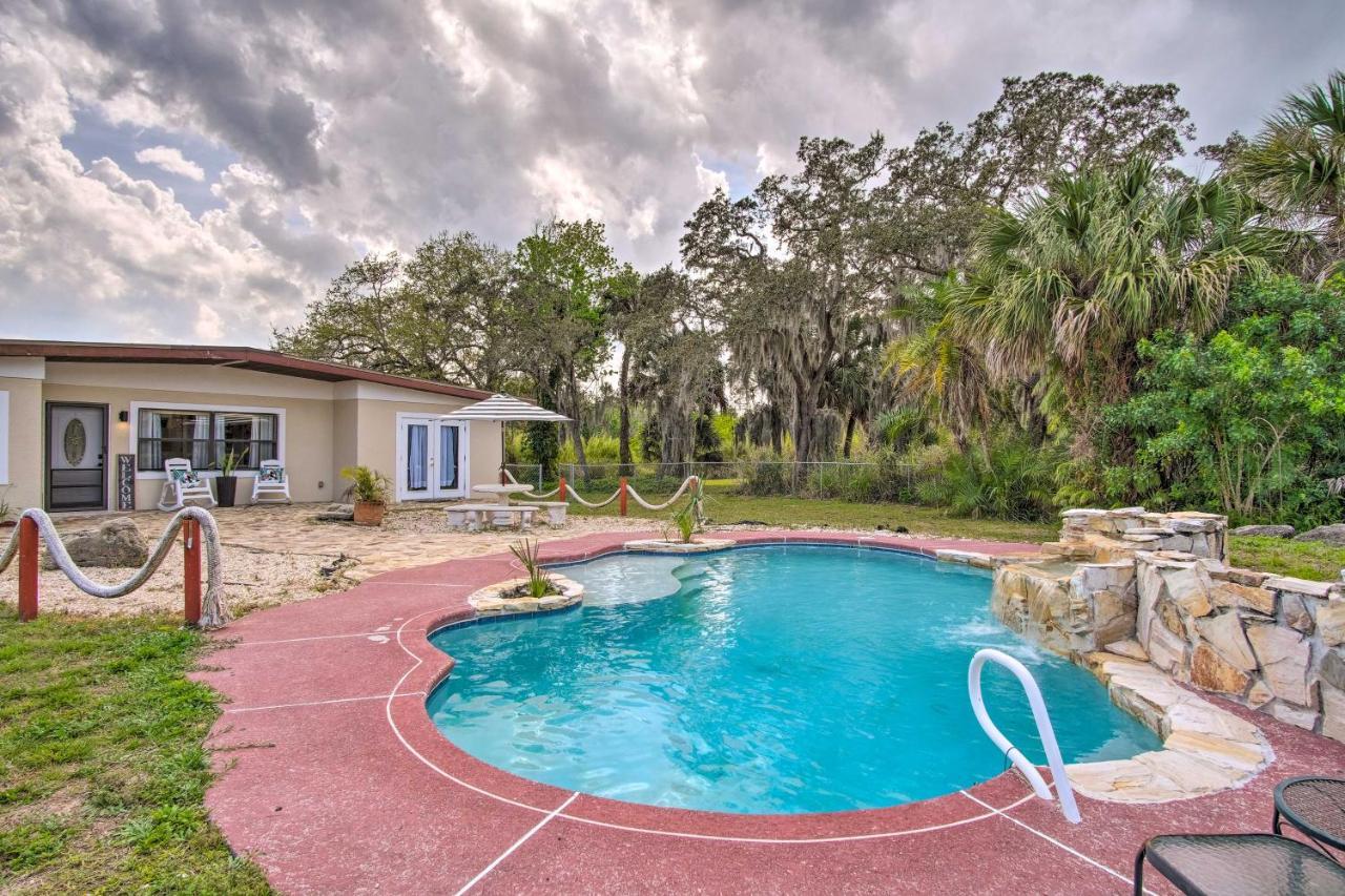 Cozy Melbourne Home With Deck And Pool 5 Mi To Beach! מראה חיצוני תמונה